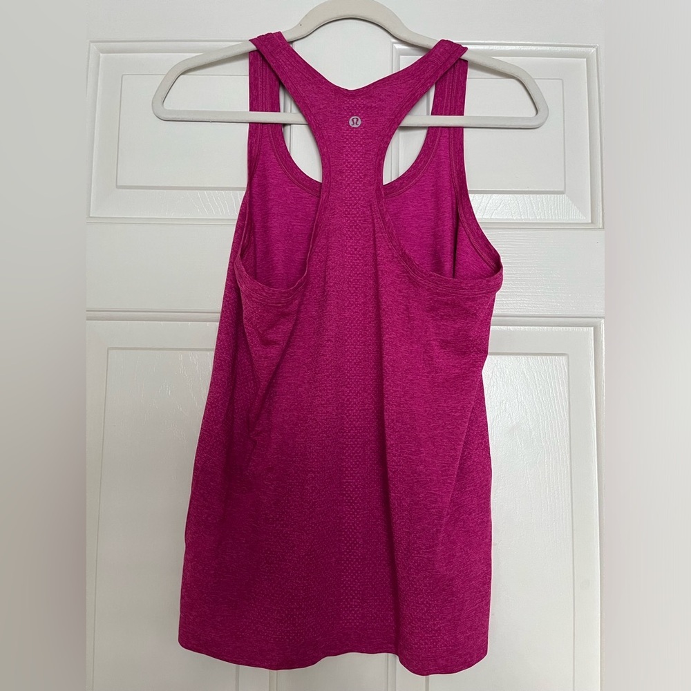lululemon athletica Women's Pink Tank Top | Medium